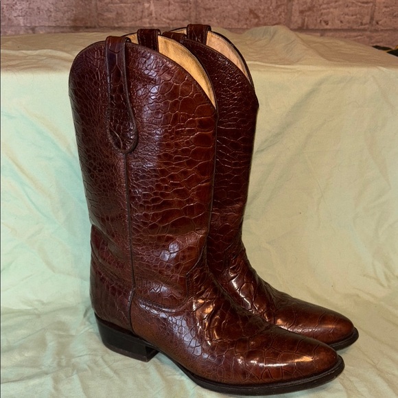 Brown Men’s Buitre Sea Turtle PRINT Sz. 10.5 - Picture 1 of 16